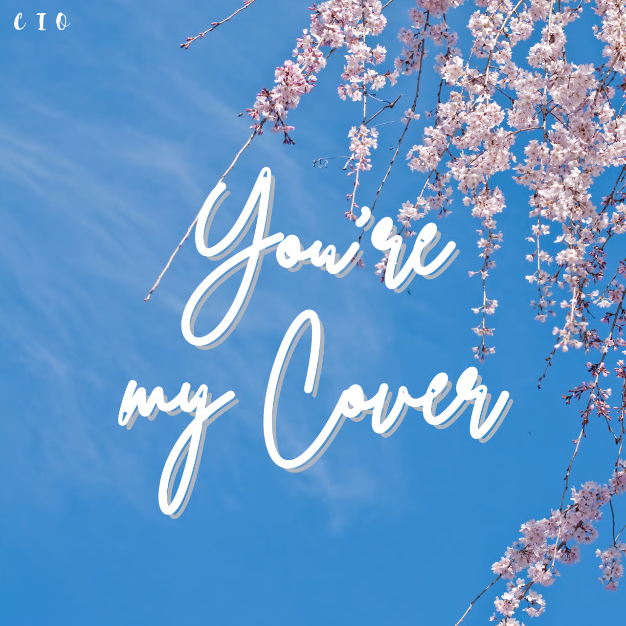 Cover-Design „You're my Cover“ mit Kirschblüten